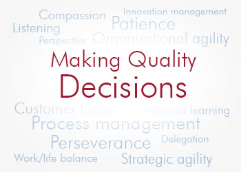 Making Quality Decisions Graphic