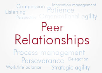 Developing Effective Peer Relationships graphic | Newberry Group Blog